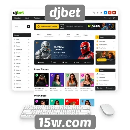 Análise da interface do site djbet